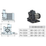 Máy bơm nước Hanil PH 255W/405W/750W tskt